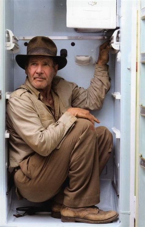 Harrison Ford In The Fridge Indiana Jones And The Kingdom Of The