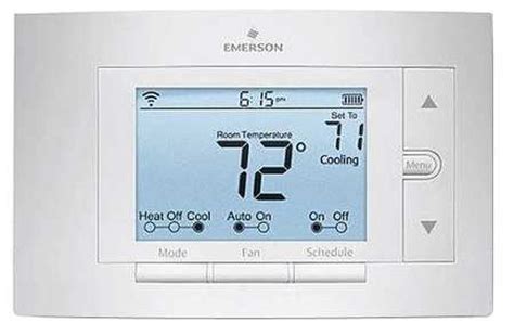Emerson 1f87u 42wf Wifi Thermostat 7 Programs 4 H 2 C Wall Mount