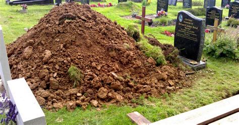 Grave Is Buried Under Four Tons Of Mud In Gloucestershire Dramatic
