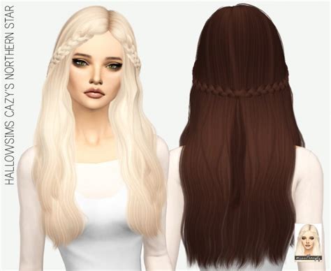 Miss Paraply Cazy`s Northern Star Hairstyle Retextured • Sims 4 Downloads