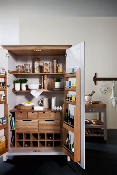 Stylish Larder For Kitchen Hand Crafted Padstow Larder Unit From