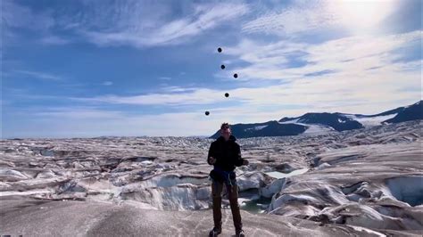 7 Ball Juggling In Svalbard Glacier Shot Youtube