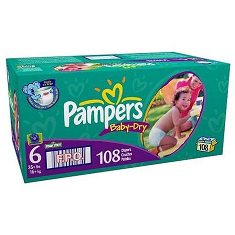 Pampers Baby Dry Size 6 Diapers Economy Pack 112 Count B0002644jk