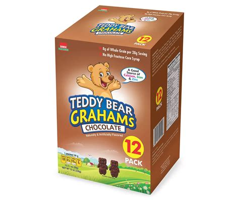 sobisk chocolate teddy bear grahams 12 pack big lots