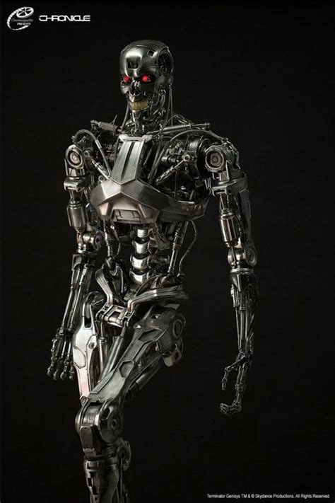 Terminator Genisys Life Size Statue T 800 Endoskeleton 198 Cm