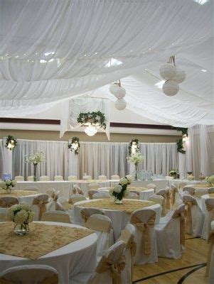 cultural hall transformed into a wedding | Wedding reception