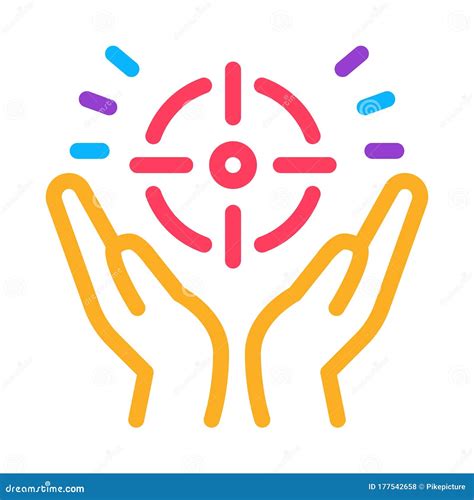 Exaltation Of Purpose Icon Vector Outline Illustration Stock Vector