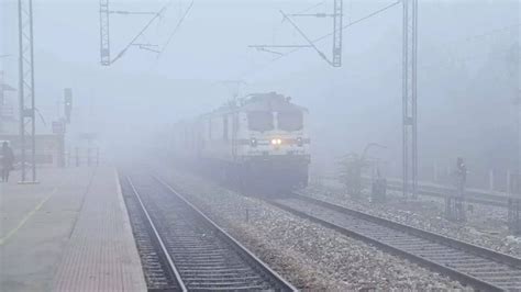 Indian Railways Update Dense Fog Delays Delhi Bound Trains See List