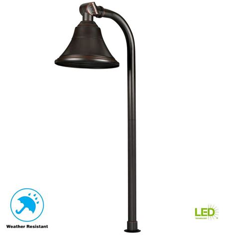 Hampton Bay 10 Watt Equivalent Low Voltage Oil Rubbed Bronze Integrated