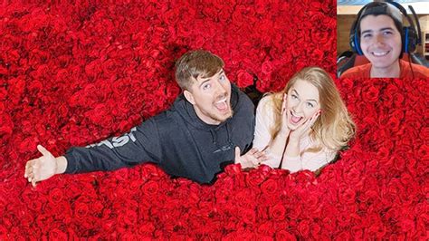 Mrbeast Surprising My Girlfriend With 100000 Roses For Valentines Day