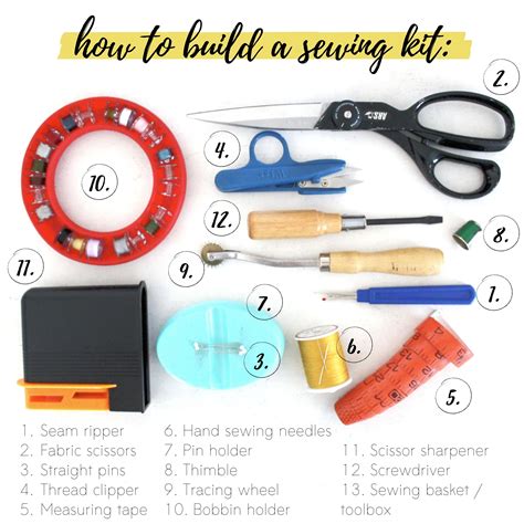 A Step By Step Guide On How To Build A Sewing Kit The Flora Modiste