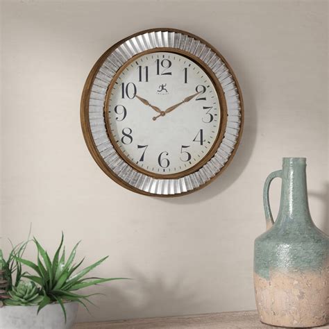 August Grove Ballinger 16 Wall Clock And Reviews Wayfair Canada