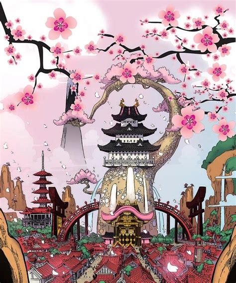 One piece chapter 921 officially reveals kaido s mythical devil. Wano Kuni Poster | Land of Wano | Fond d'écran japon, Fond ...