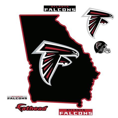 Atlanta Falcons State Of Georgia Officially Licensed Nfl Removable