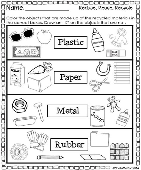 Kindergarten Recycling Lesson Plans