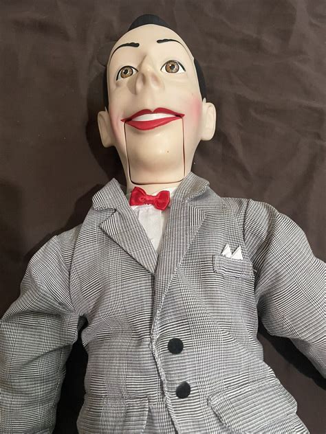 Pee Wee Herman Ventriloquist Pull String Doll 26 Ebay