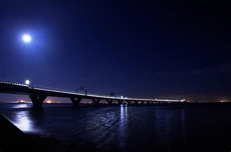 Bridge Moon Night Wallpapers And Images Wallpapers Pictures Photos