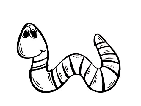 Inch Worm Coloring Coloring Pages