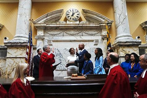Wes Moore Sworn In As Marylands First Black Governor At Historic Ceremony