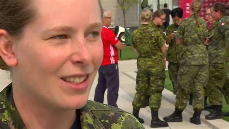 Canadian Armed Forces Visit Tfc September 23 2016 Youtube
