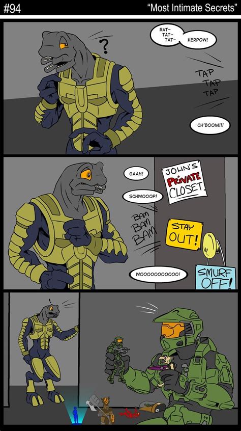 Another Halo Comic Strip Halo Funny Halo Drawings Halo