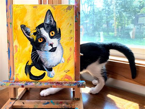 Online Animal Art Masterclass | Paint your pet, Cat painting, Animal art