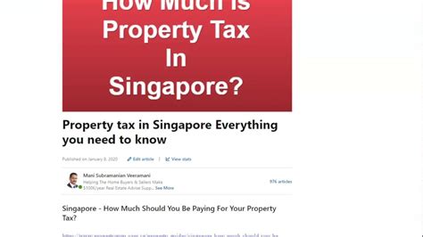 Property Tax In Singapore Everything You Need To Know Askrealtormani