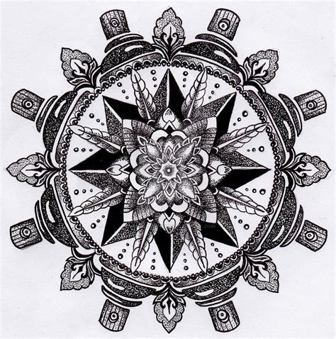 Dotwork Mandala By Csillustration On Deviantart