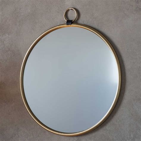 Bayswater Gold Round Mirror Decorative Mirrors Round Wall Mirrors