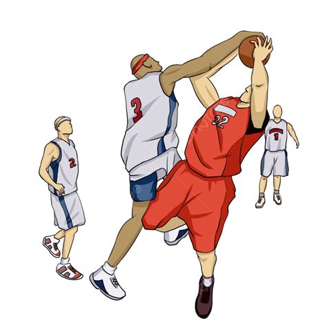 Dunks Hd Transparent Nba Dunk Nba Basketball Vector Illustration