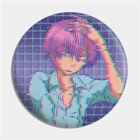 Unholy Anime Boy Japanese Vaporwave Aesthetic Weeb Unholy Pin