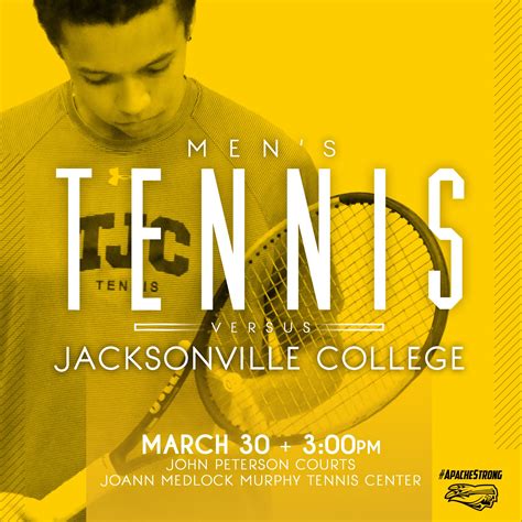 Tennis Social Media Graphics For Tyler Junior College Portfolio