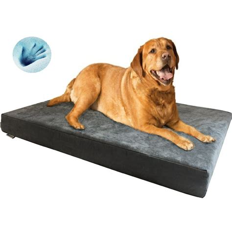 Xxl Orthopedic Waterproof Memory Foam Dog Bed For Large Pet 55x37x4