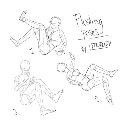 Floating Poses 3 Pack By Shinigxmii On Deviantart