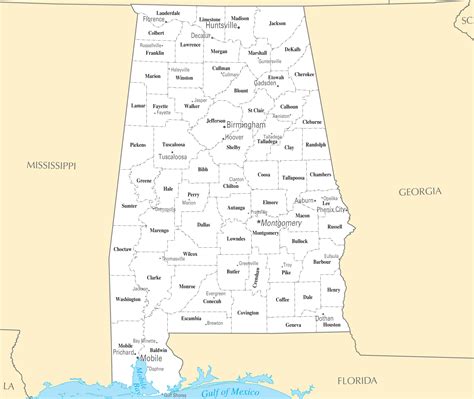 Alabama Cities And Towns