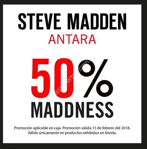 Promoción Steve Madden Maddness 50 De Descuento En Sucursal Antara