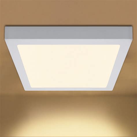 24w Led Round Square Recessed Surface Mount Ceiling Panel Warm Light