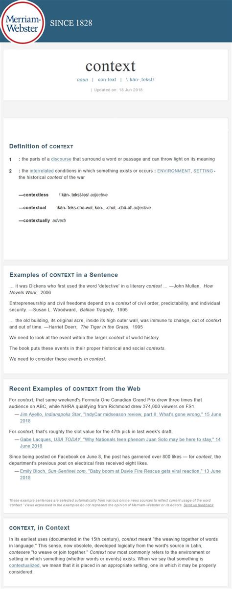 Merriam Webster Context Examples Of Adjectives