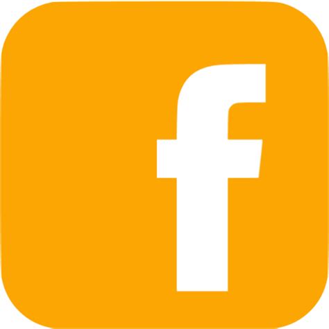 Download High Quality Facebook Icon Transparent Orange Transparent Png