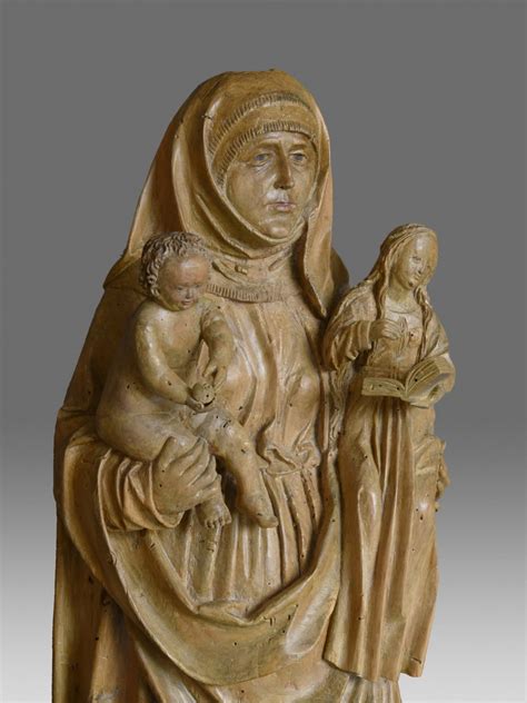 Vierge Et Lenfant Avec Saint Anne Vers 1480 1500 Xie Au Xve Siècle