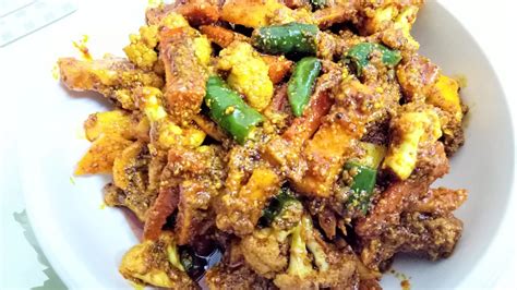 Mixed Achar Recipe Spicy Mixed Vegetable Pickle Recipe Punjabi