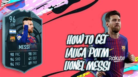 The la liga player of the month in september 2020 is ansu fati and kicks for fc barcelona. HOW TO GET LA LIGA POTM MESSI!- FUT 20 Pacybits Pack ...