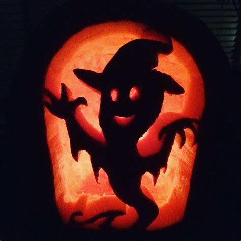 10+ Ghost Pumpkin Carving Ideas - DECOOMO