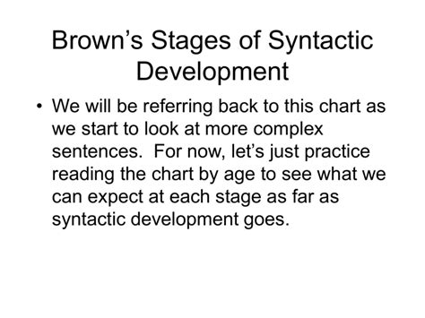 Browns Stages