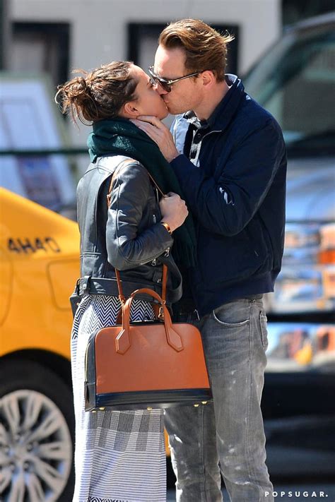 Michael Fassbender And Alicia Vikander Kissing In Nyc Popsugar Celebrity