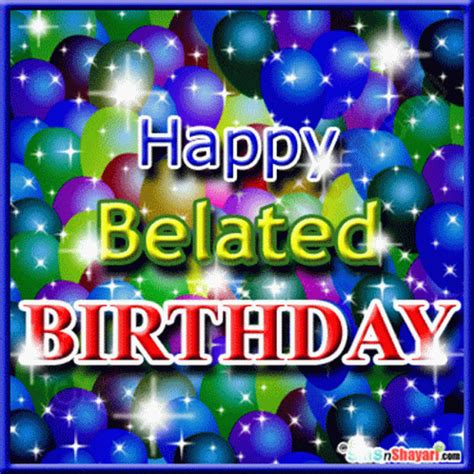 Belated Belated Birthday GIF Belated Belated Birthday Bd Odkrijte In Delite GIF E