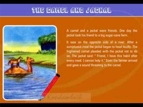 पंचतंत्र कहानी lion and camel story in hindi हिन्दी मे पढ़ेंगे। The Camel and the Jackal - Moral story for kids # ...