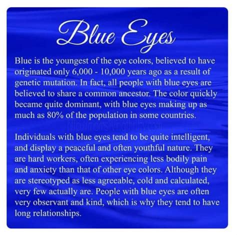 Pin By Caren Coultas On Color Meanings People With Blue Eyes Color