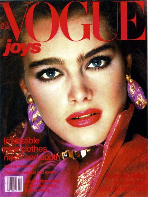 Brooke Shields Magazine Cover Brooke Shields Vogue Richard Avedon Vogue Covers