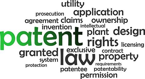 Word Cloud Patent Property Prosecution Patentability Vector Property